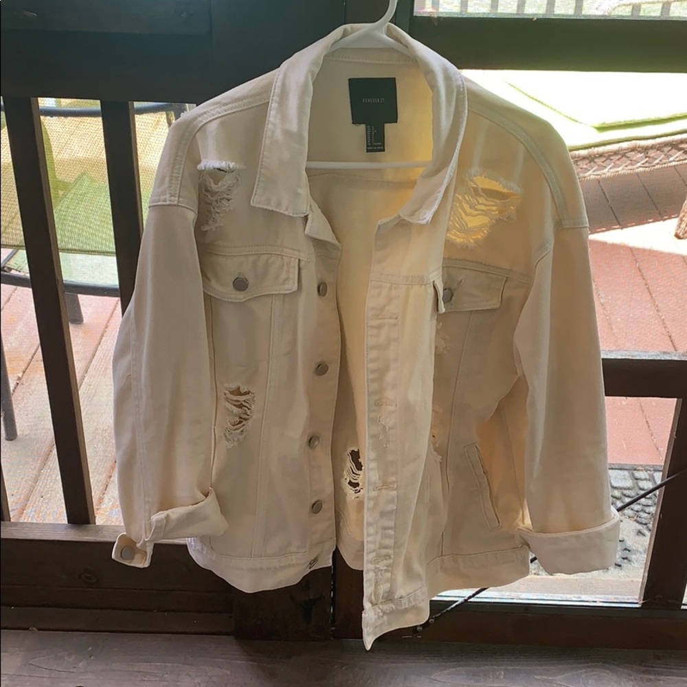 Pale Yellow Denim Jacket